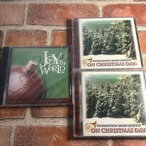 3 Christmas CDS New - Bob Jones Handbell Choir, Foundation Brass Quintet
